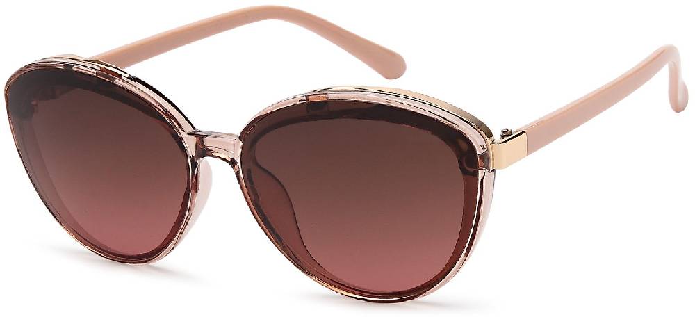 Stylebreaker Ovale Sonnenbrille - filigraner Kunststoff Rahmen