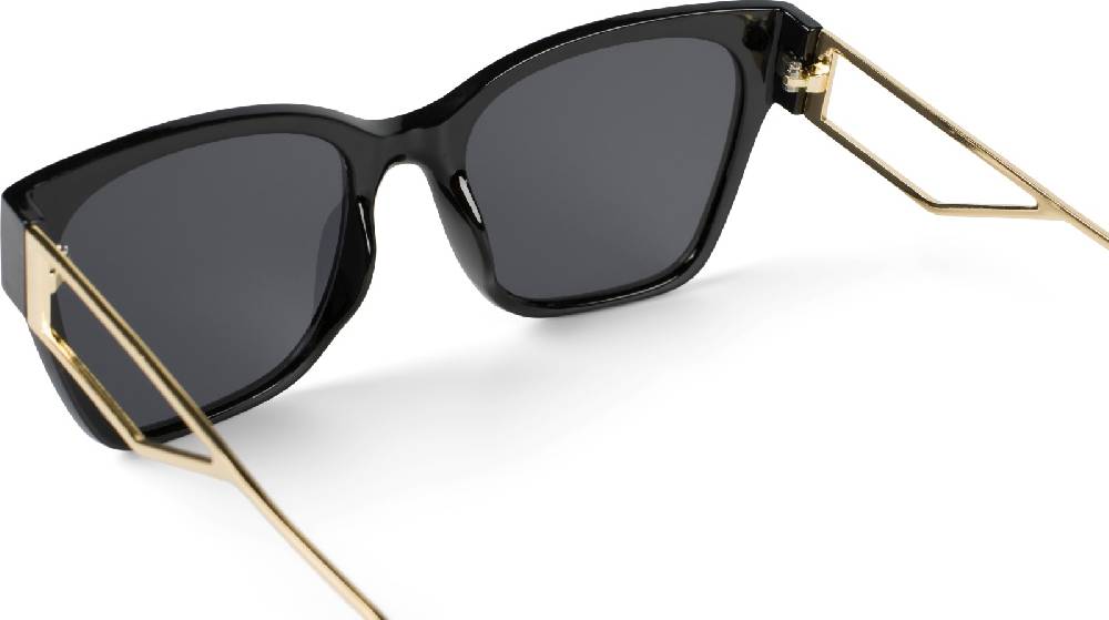 Stylebreaker Oversize Sonnenbrille Mit Breiten Metall Bügeln