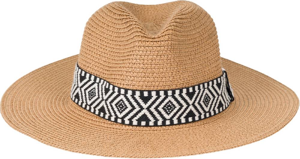 Stylebreaker Panama Strohhut Hutband Azteken Muster