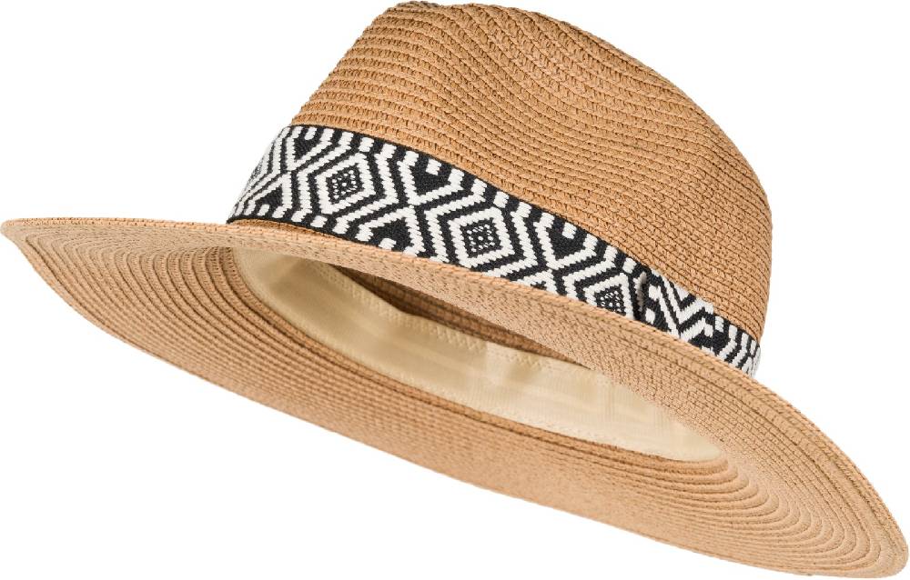 Stylebreaker Panama Strohhut Hutband Azteken Muster