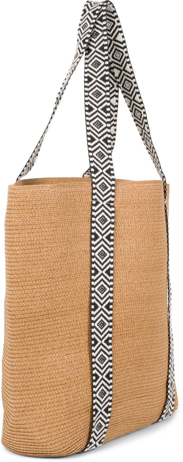 Stylebreaker Papierstroh Strandtasche Azteken Muster