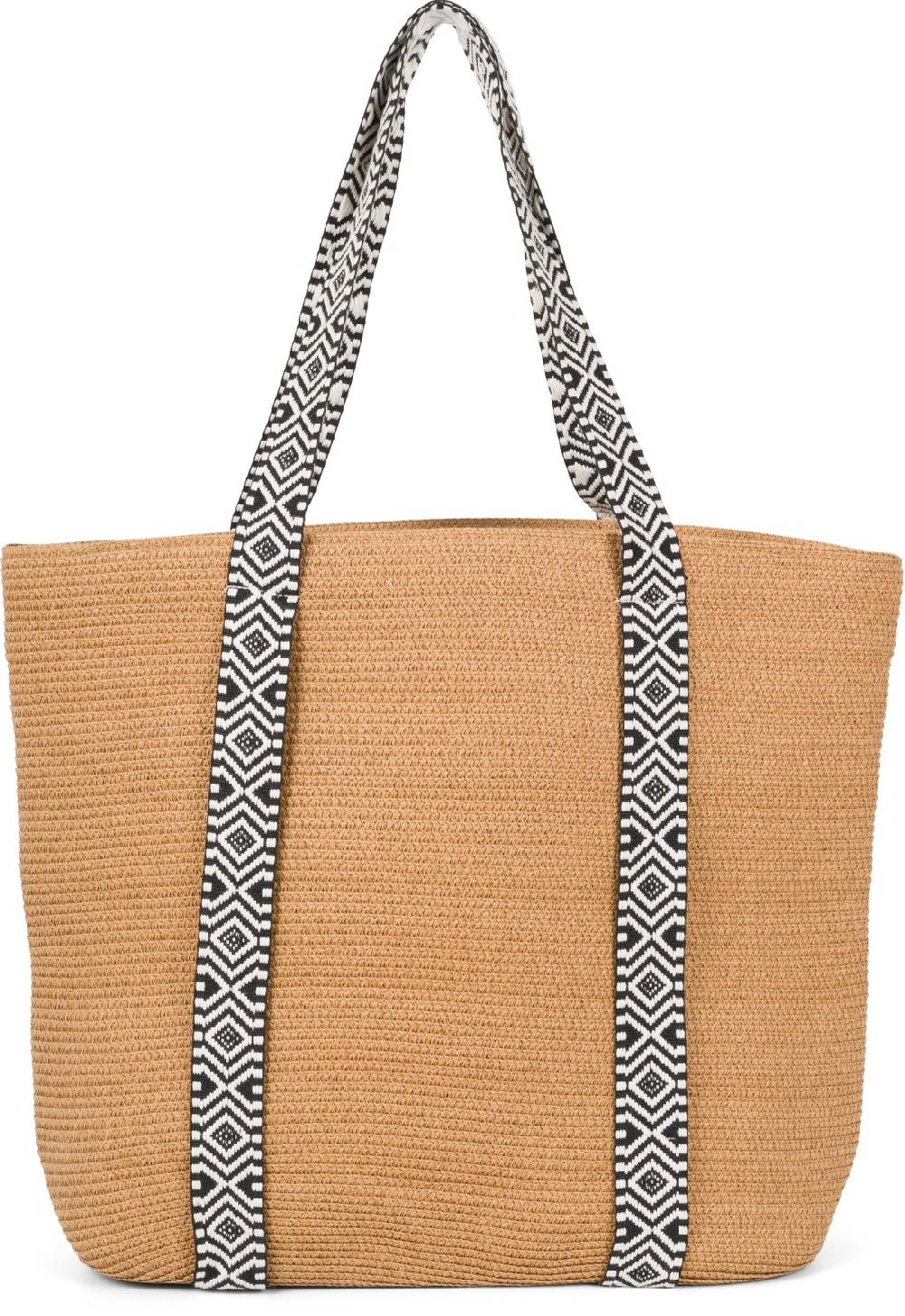 Stylebreaker Papierstroh Strandtasche Azteken Muster