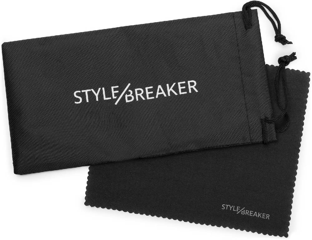 Stylebreaker Piloten Sonnenbrille Mit Dickem Metallrahmen
