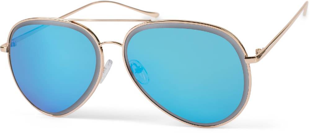 Stylebreaker Piloten Sonnenbrille mit geschliffenem Rand