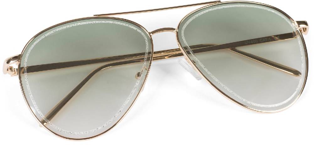 Stylebreaker Piloten Sonnenbrille Mit Glitzer Highlights