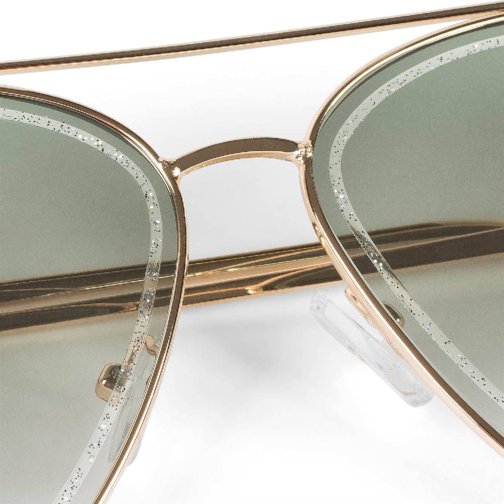 Stylebreaker Piloten Sonnenbrille Mit Glitzer Highlights