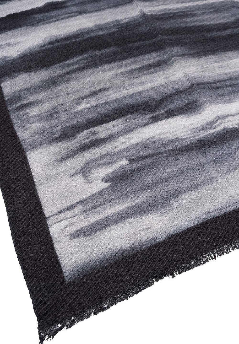 Stylebreaker Plissierter Schal Mit Pinselstrich Muster