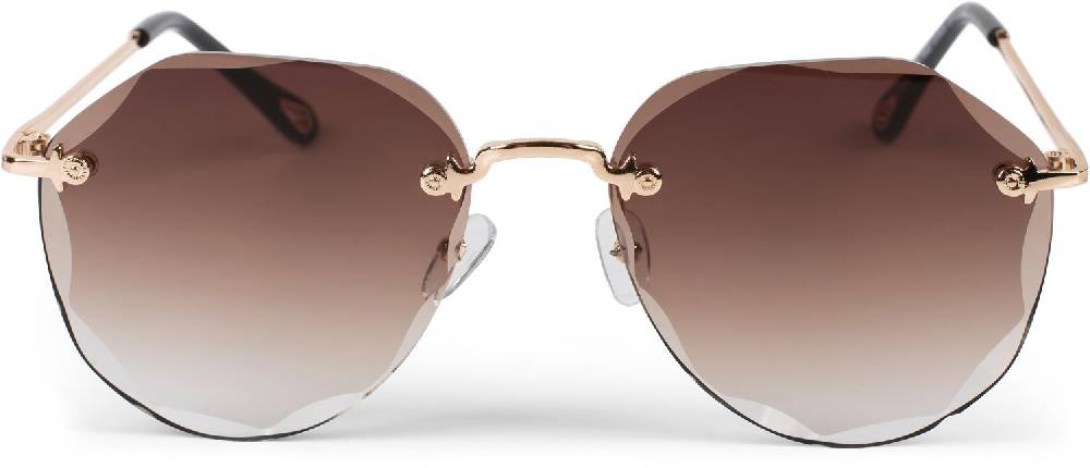 Stylebreaker Rahmenlose Piloten Sonnenbrille Mit Diamant Schliff