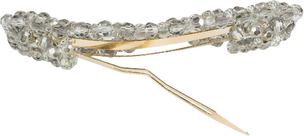 Stylebreaker Rechteckige Kunststoff Perlen Haarspange