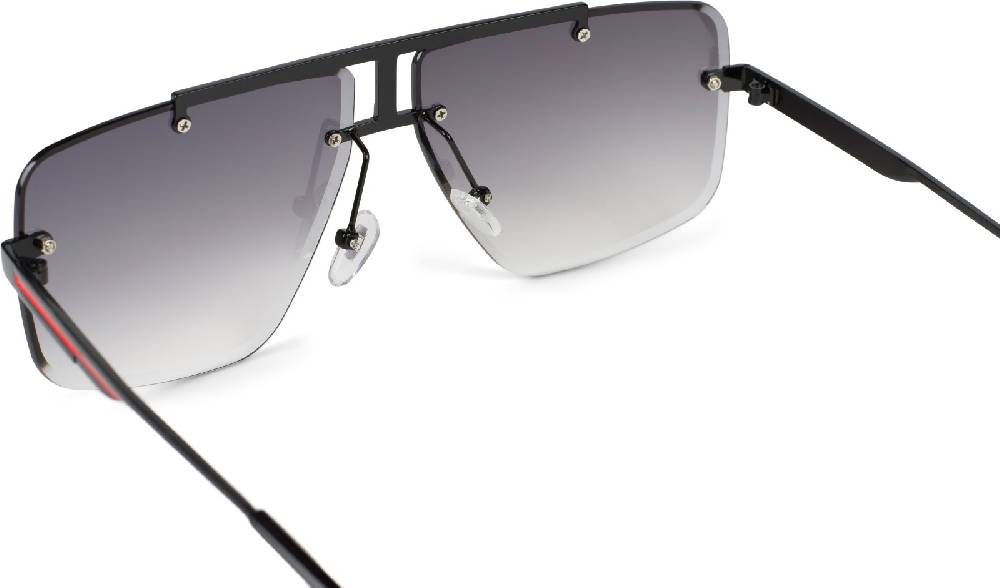 Stylebreaker Rechteckige Retro Sonnenbrille Mit Diamant Schliff