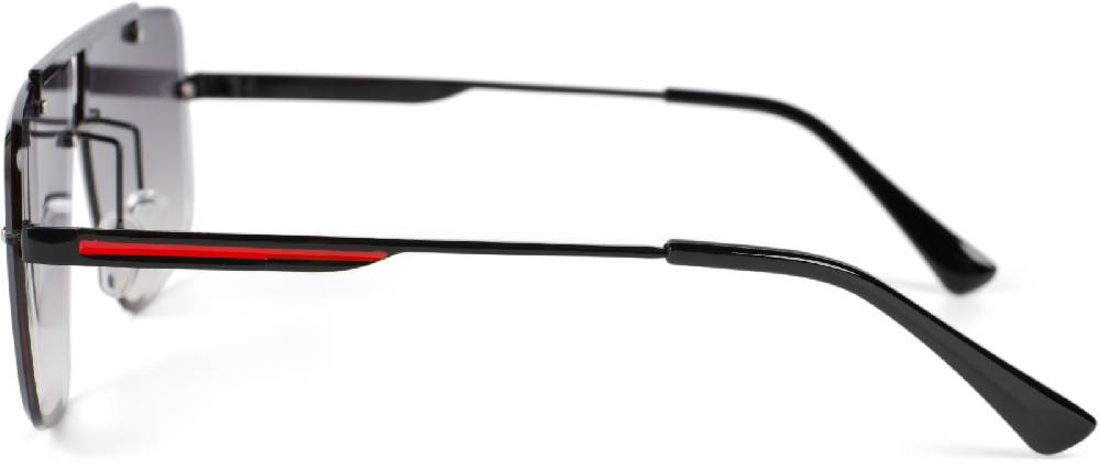 Stylebreaker Rechteckige Retro Sonnenbrille Mit Diamant Schliff