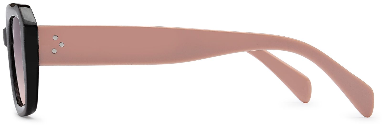 Stylebreaker Retro Sonnenbrille Breiter Rahmen Rechteckig