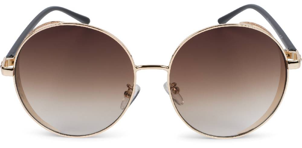 Stylebreaker Runde Sonnenbrille Mit Glitzer Side Shield