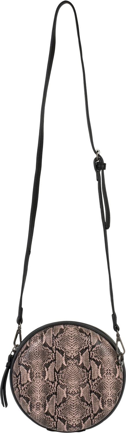 Stylebreaker Runde Umhängetasche in Schlangenleder Optik