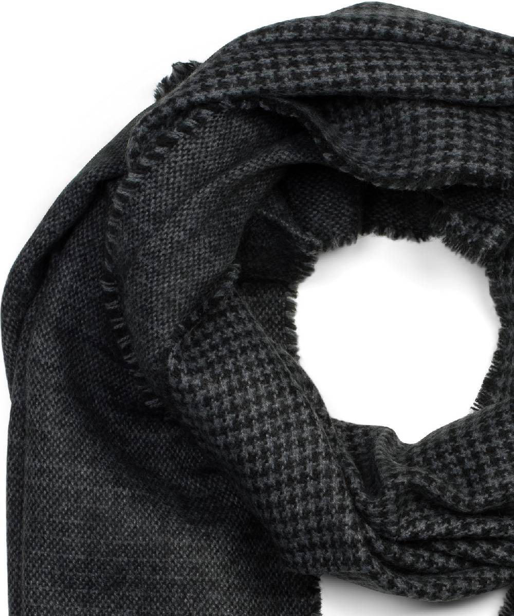 Stylebreaker Schal Mit 2-farbigem Hahnentritt Muster