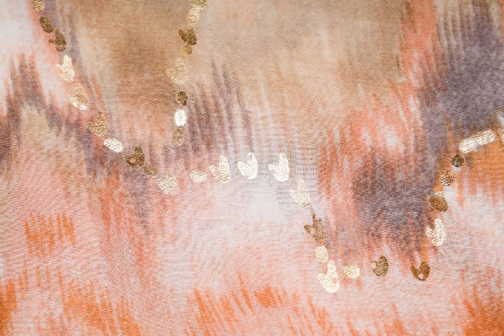 Stylebreaker Schal Wasserfall Farbverlauf Metallic Details