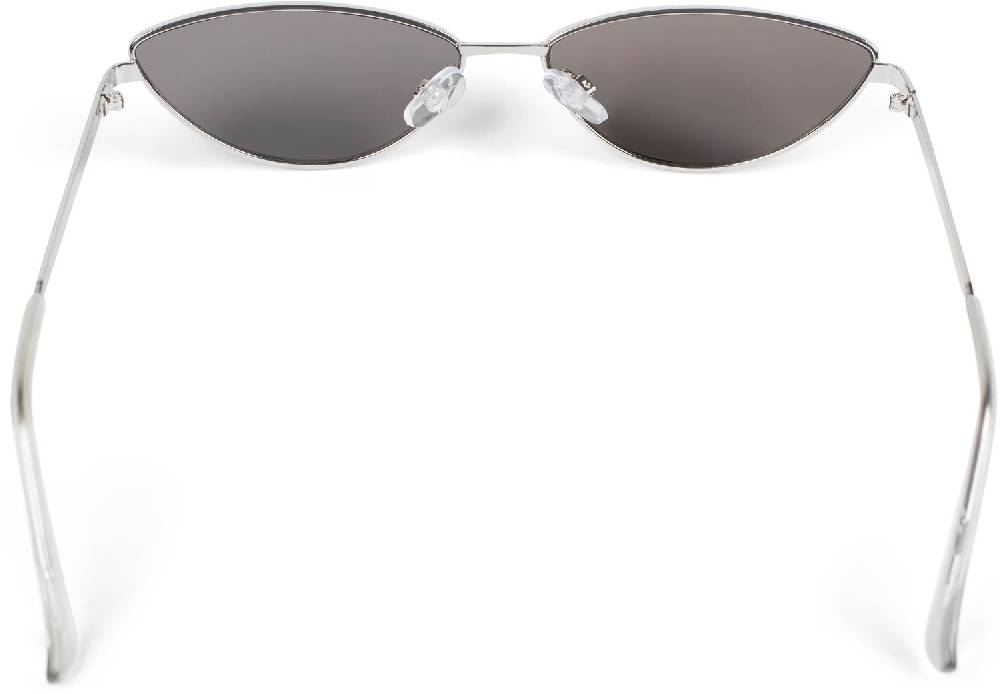 Stylebreaker Schmale Cateye Sonnenbrille Mit Metallrahmen