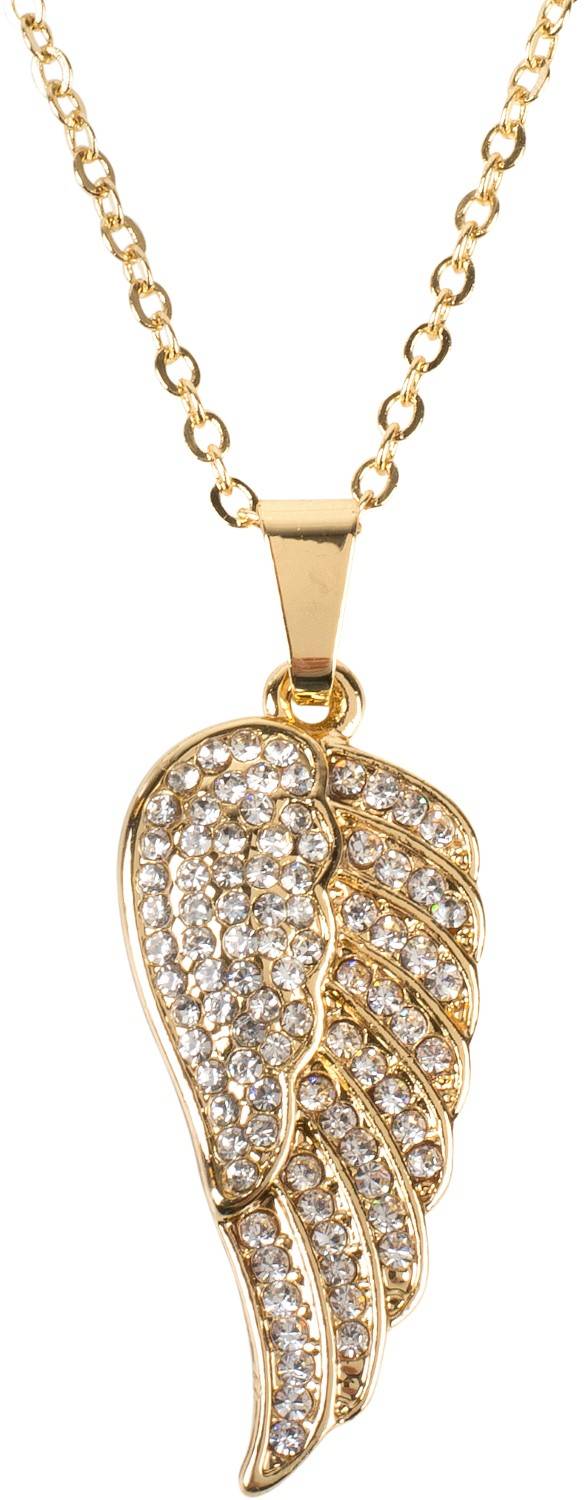 Stylebreaker Schmuck Set Halskette Mit Flügel Und Ohrringe