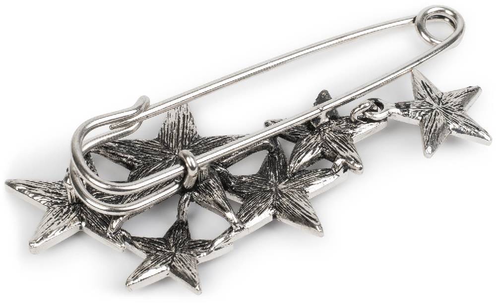 Stylebreaker Schmucknadel Mit Versetzt Angeordneten Strass Sternen