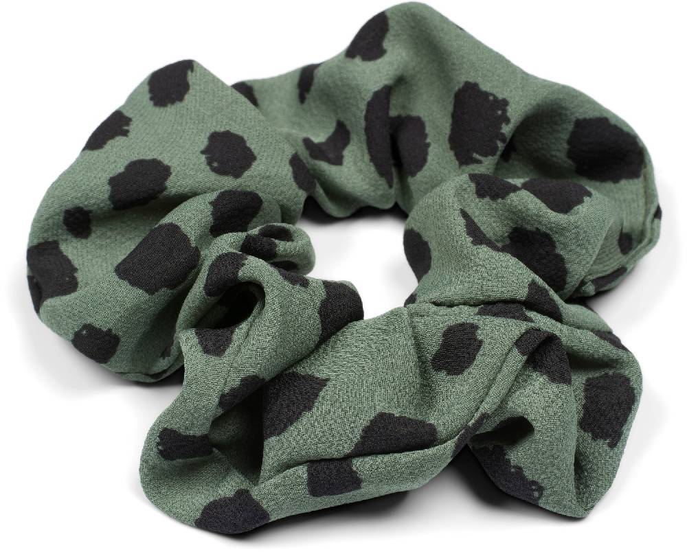 Stylebreaker Scrunchie Haargummi Dalmatiner Punkte Muster