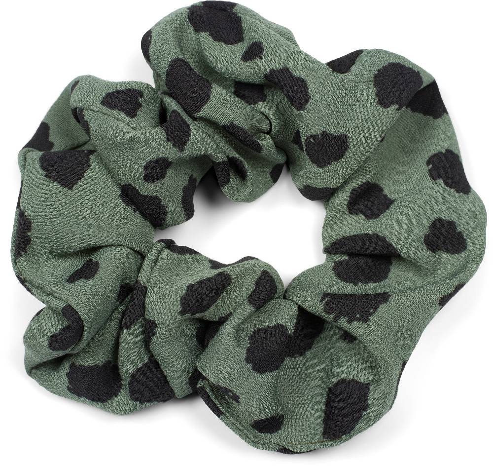 Stylebreaker Scrunchie Haargummi Dalmatiner Punkte Muster
