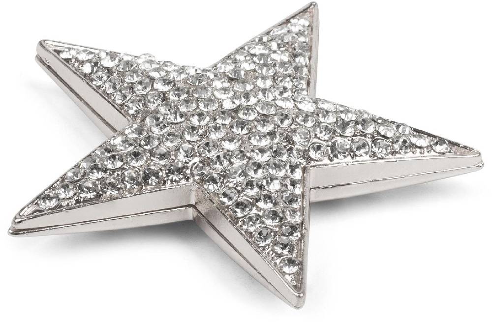 Stylebreaker Stern Magnet Brosche Mit Strass Steinen