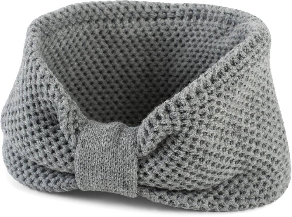 Stylebreaker Stirnband Mit Knoten Und Perl Strickmuster