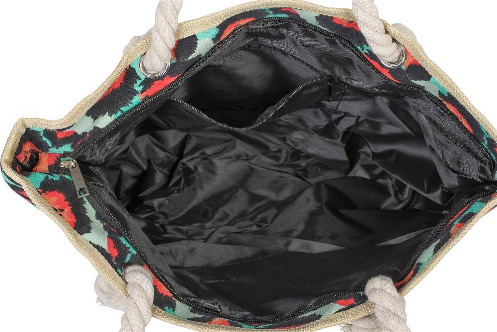 Stylebreaker Strandtasche Mit Buntem Leoparden Muster