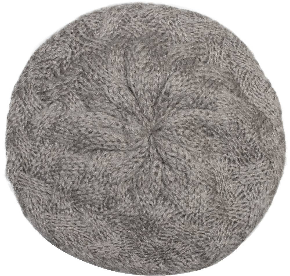 Stylebreaker Strick Baskenmütze Mit Zopfstrick Muster