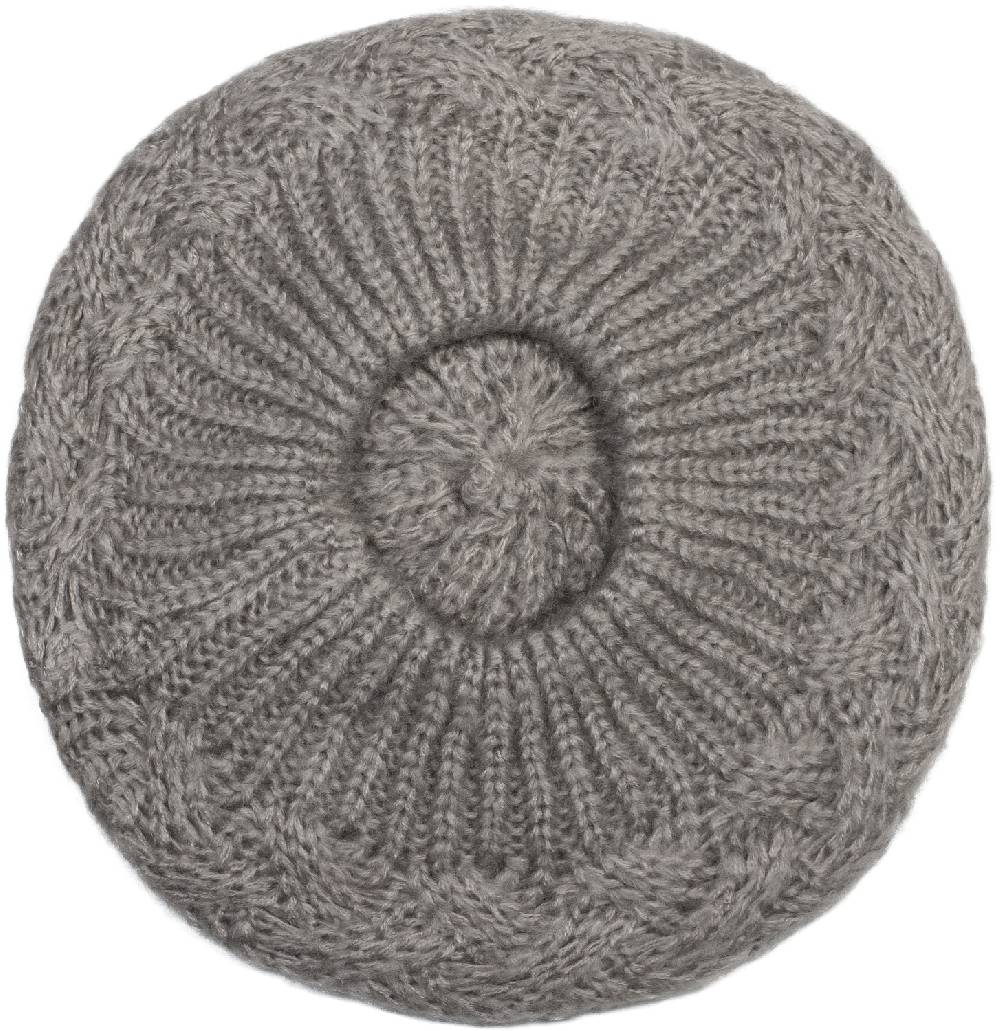 Stylebreaker Strick Baskenmütze Mit Zopfstrick Muster