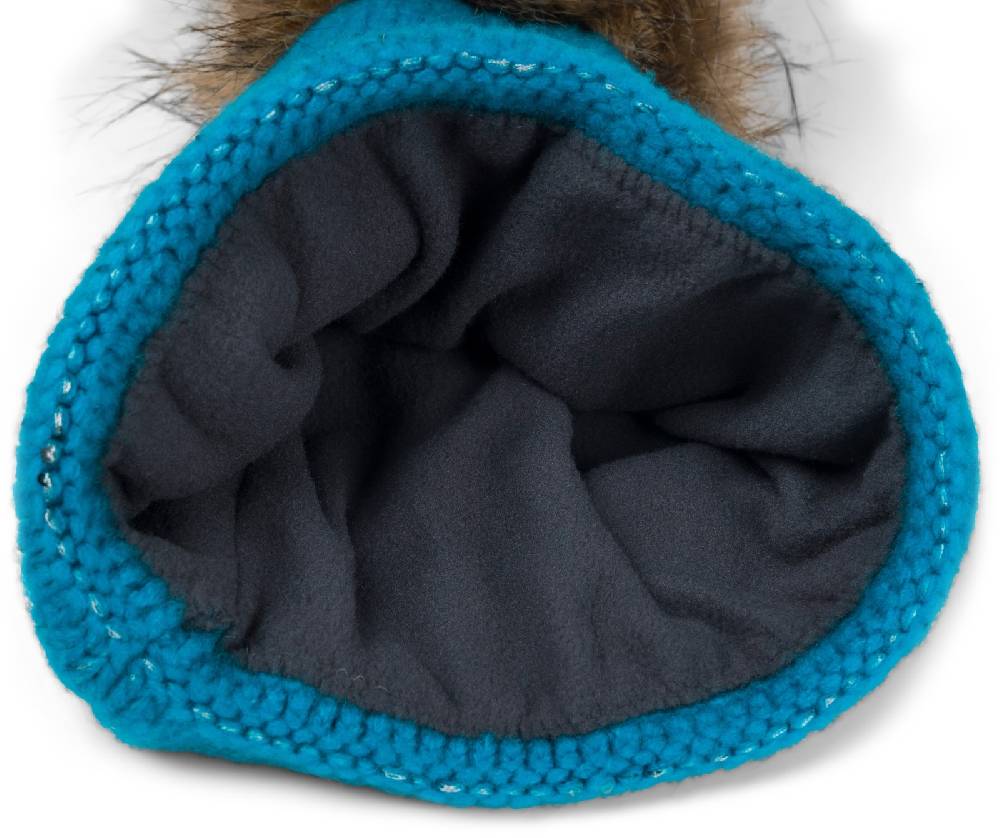 Stylebreaker Strick Bommelmütze Einfarbig Pailletten