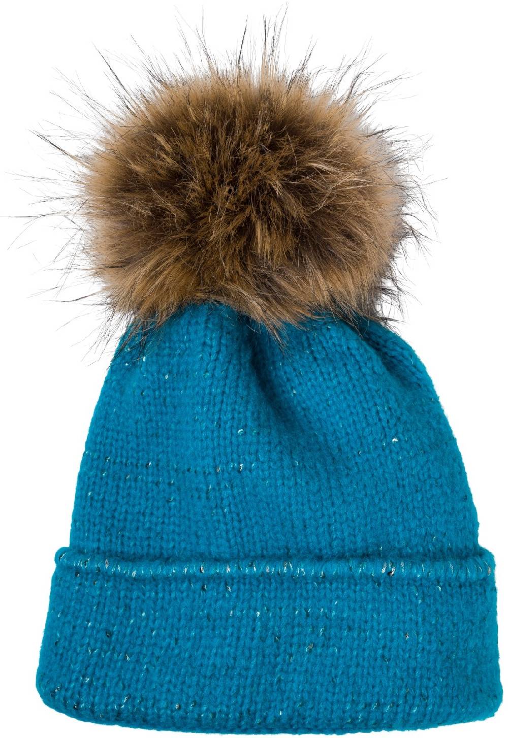 Stylebreaker Strick Bommelmütze Einfarbig Pailletten