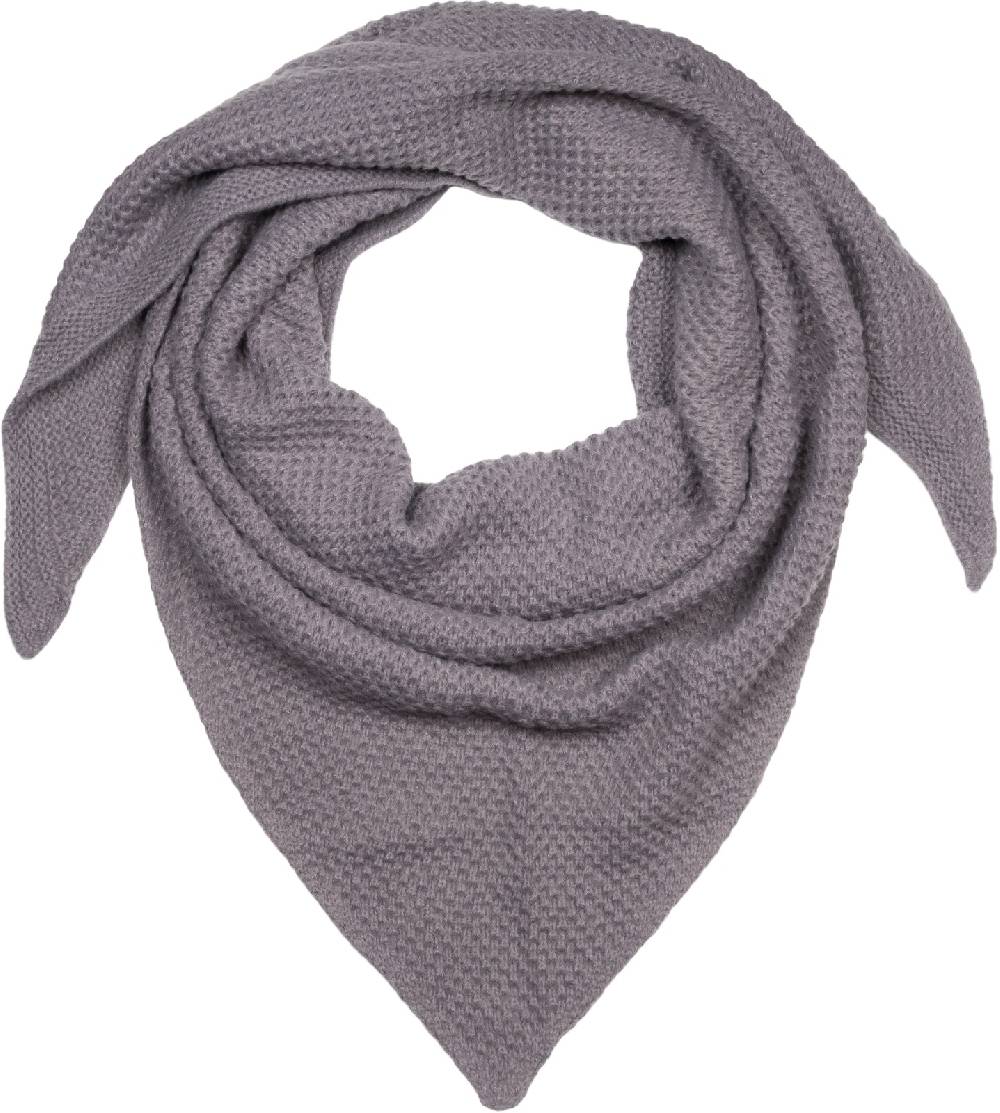 Stylebreaker Strick Dreiecktuch Reiskorn Strickmuster