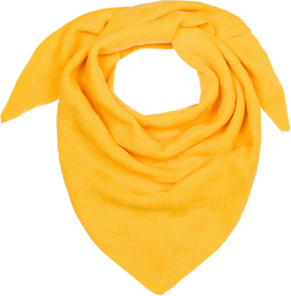 Stylebreaker Strick Dreiecktuch Schachbrett Strickmuster