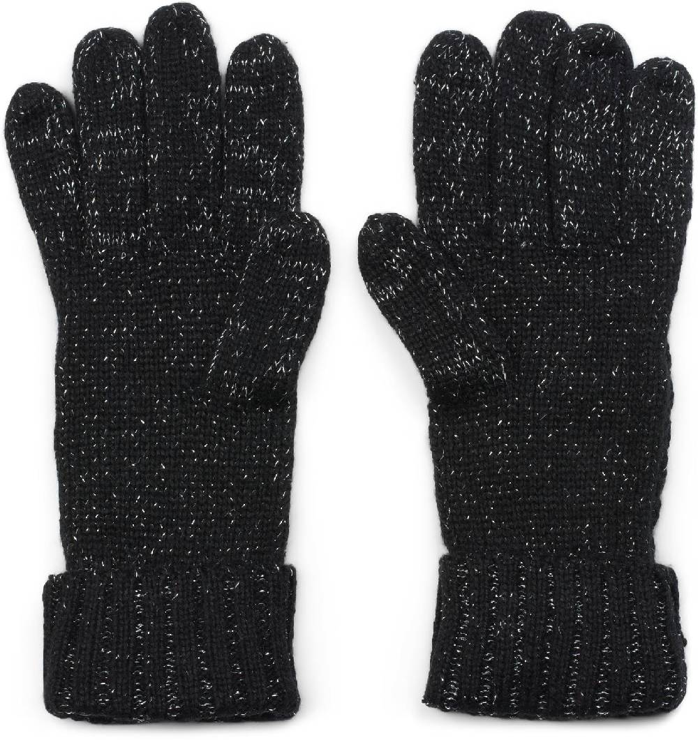Stylebreaker Strick Handschuhe Mit Zopfmuster Und Metallic Faden