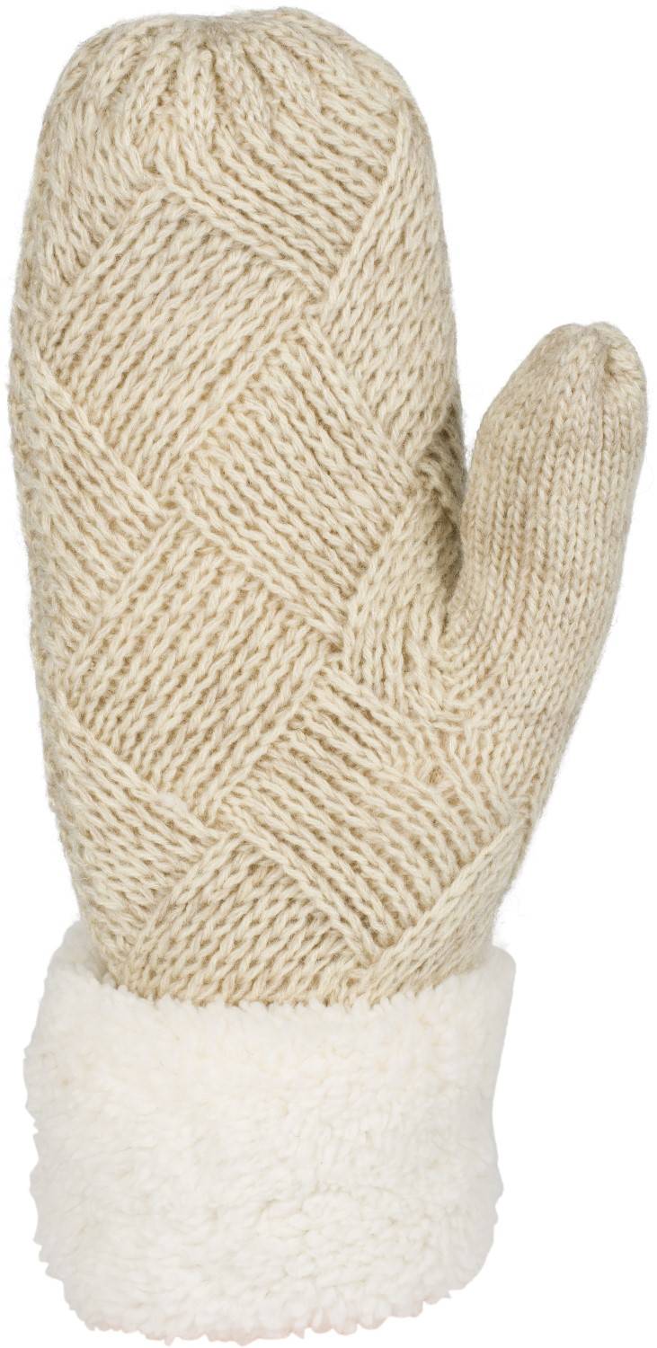 Stylebreaker Strickhandschuhe Fäustlinge Mit Rauten Muster Und Fleece