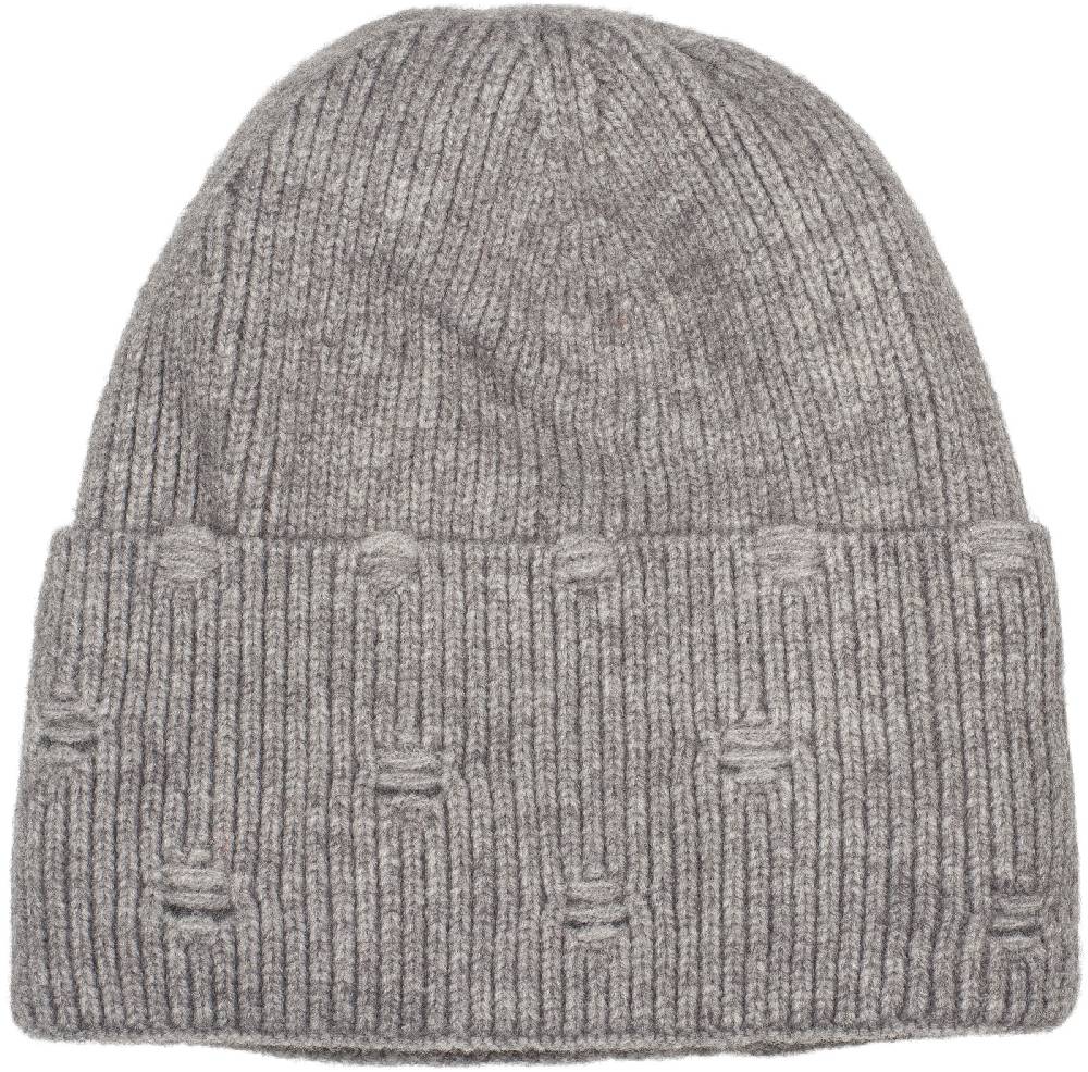 Stylebreaker Strickmütze mit Rippenmuster und Rissen