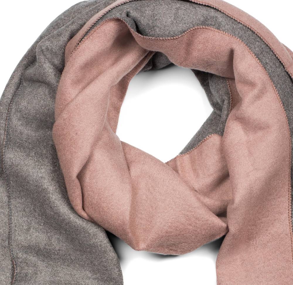 Stylebreaker 2-Farbiger Schal Mit Fransen