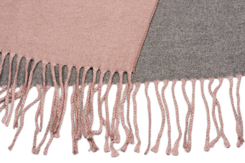 Stylebreaker 2-Farbiger Schal Mit Fransen