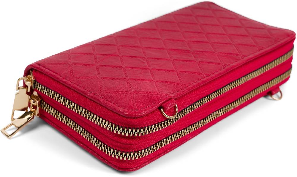 Stylebreaker 2 In 1 Umhängetasche - Geldbörse Rauten