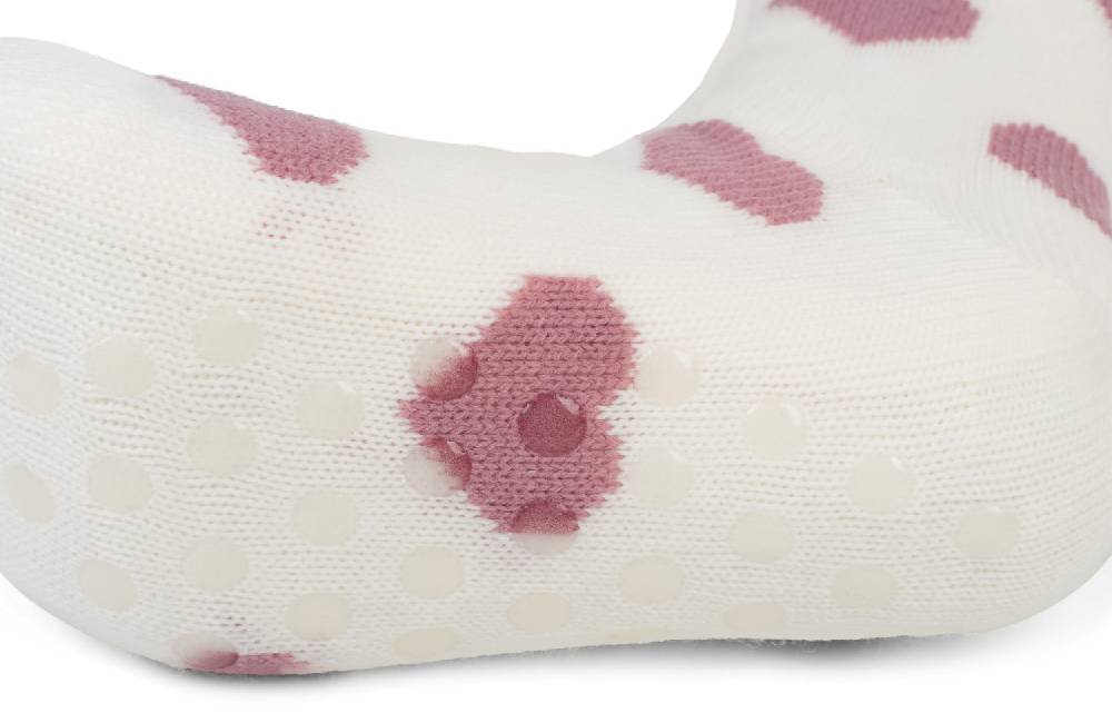 Stylebreaker ABS Kuschelsocken Mit Herzchen Muster