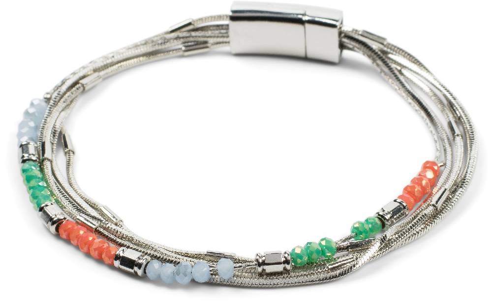 Stylebreaker Armband Mit Feinen Ketten Und Perlen