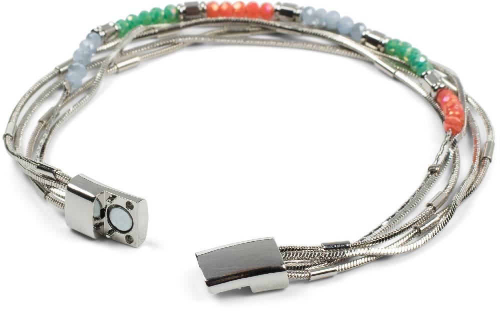 Stylebreaker Armband Mit Feinen Ketten Und Perlen