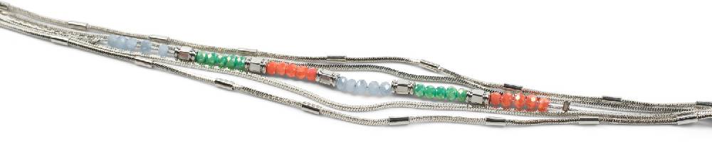 Stylebreaker Armband Mit Feinen Ketten Und Perlen