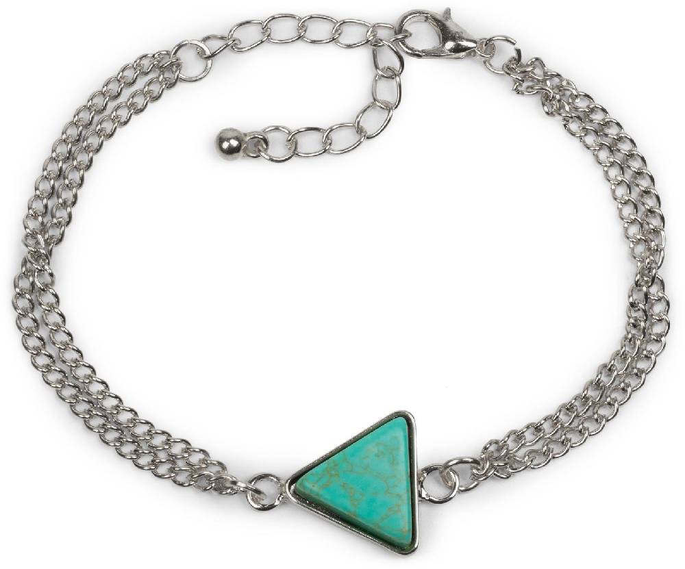 Stylebreaker Armkette Mit Türkisem Naturstein