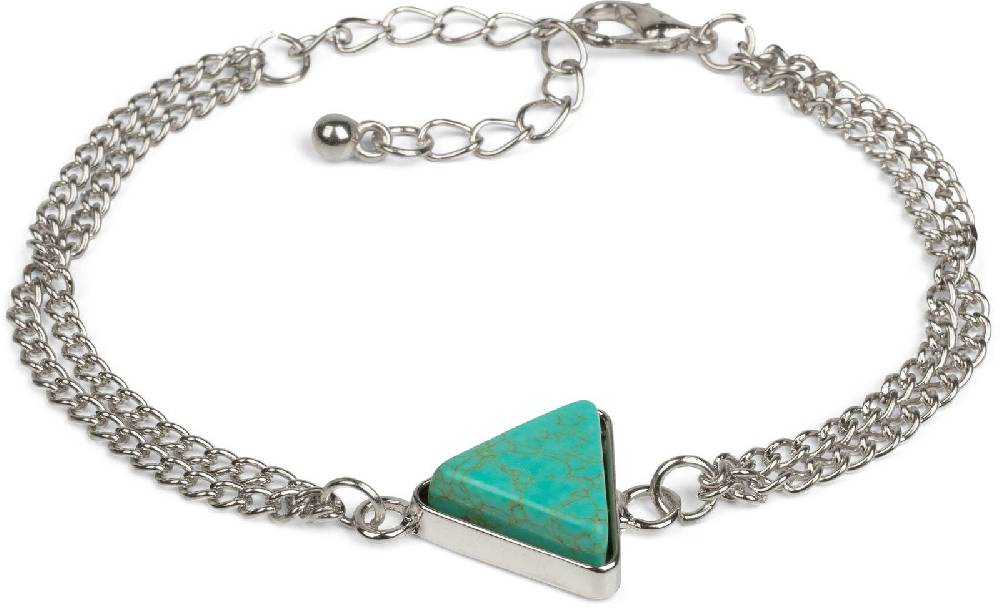 Stylebreaker Armkette mit türkisem Naturstein
