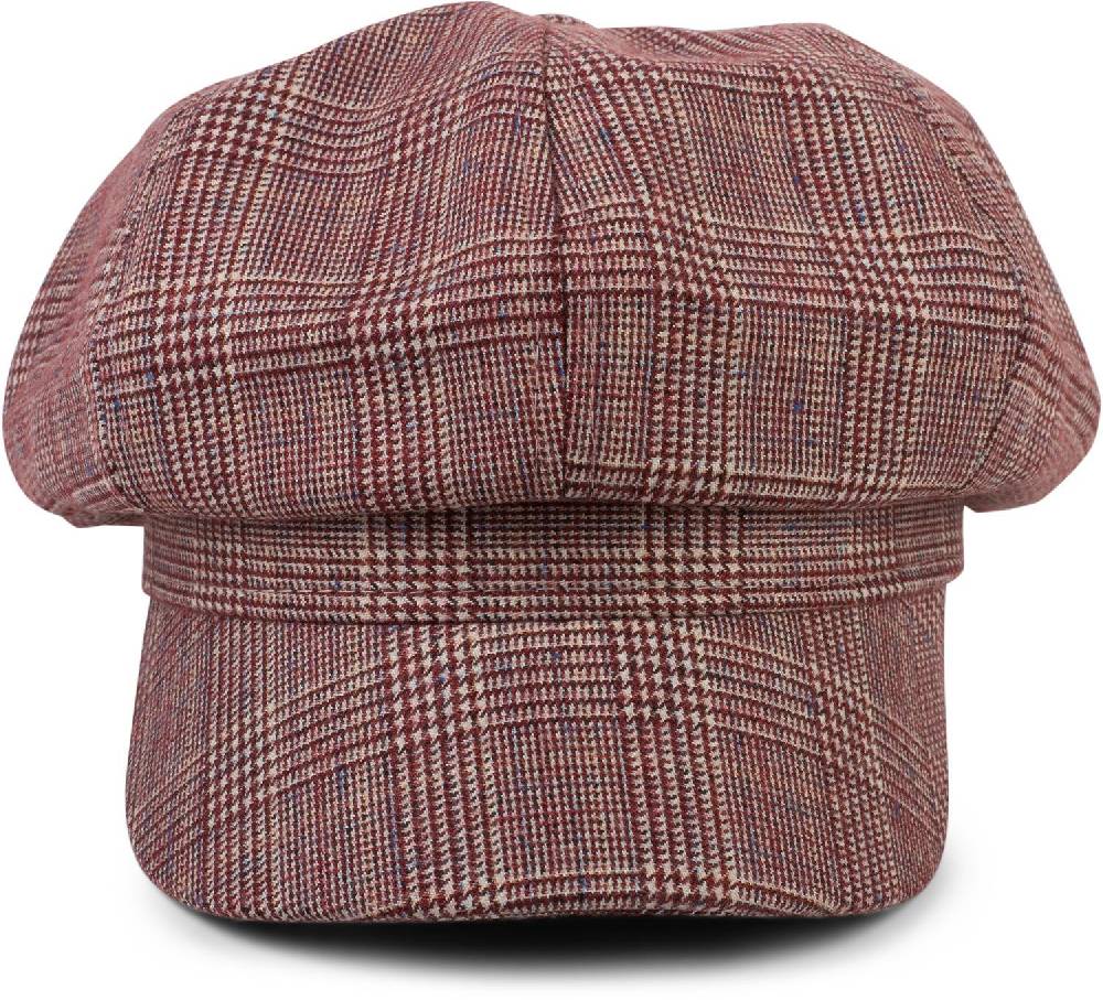 Stylebreaker Bakerboy Schiebermütze Glencheck Karo
