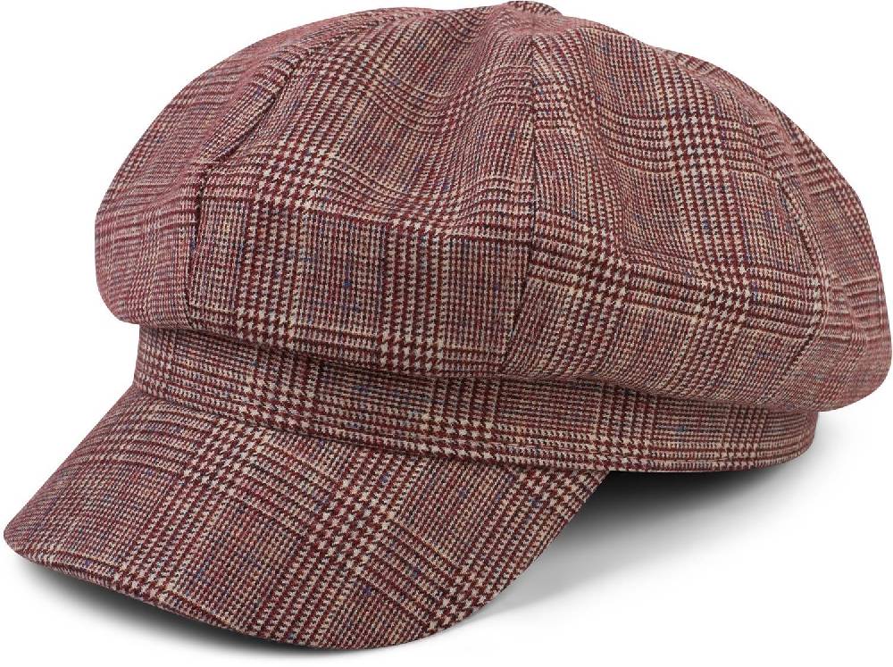 Stylebreaker Bakerboy Schiebermütze Glencheck Karo
