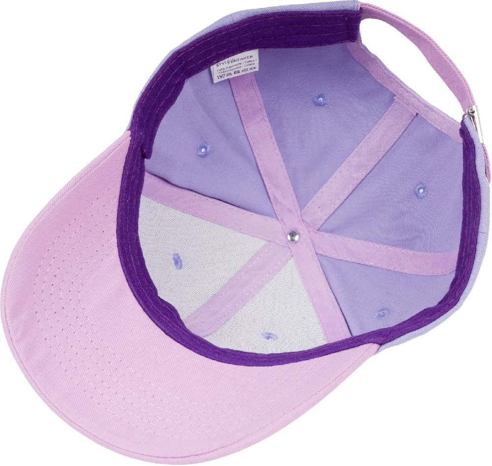 Stylebreaker Baseball Cap Zweifarbig Pastell