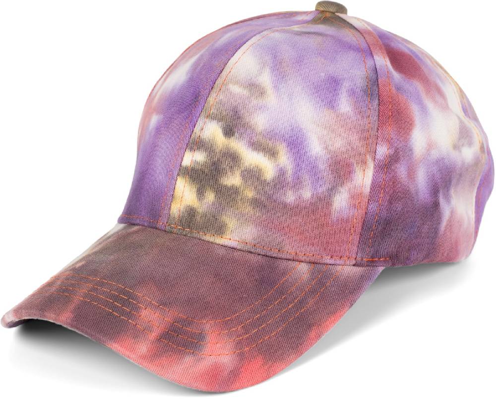 Stylebreaker Baseballcap mit Batik Muster